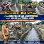 Normalisasi Talud Kemiling Berhasil, Banjir Mulai Berkurang