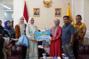 Santunan Korban Kebakaran Terra Drone Diserahkan Pemprov Lampung