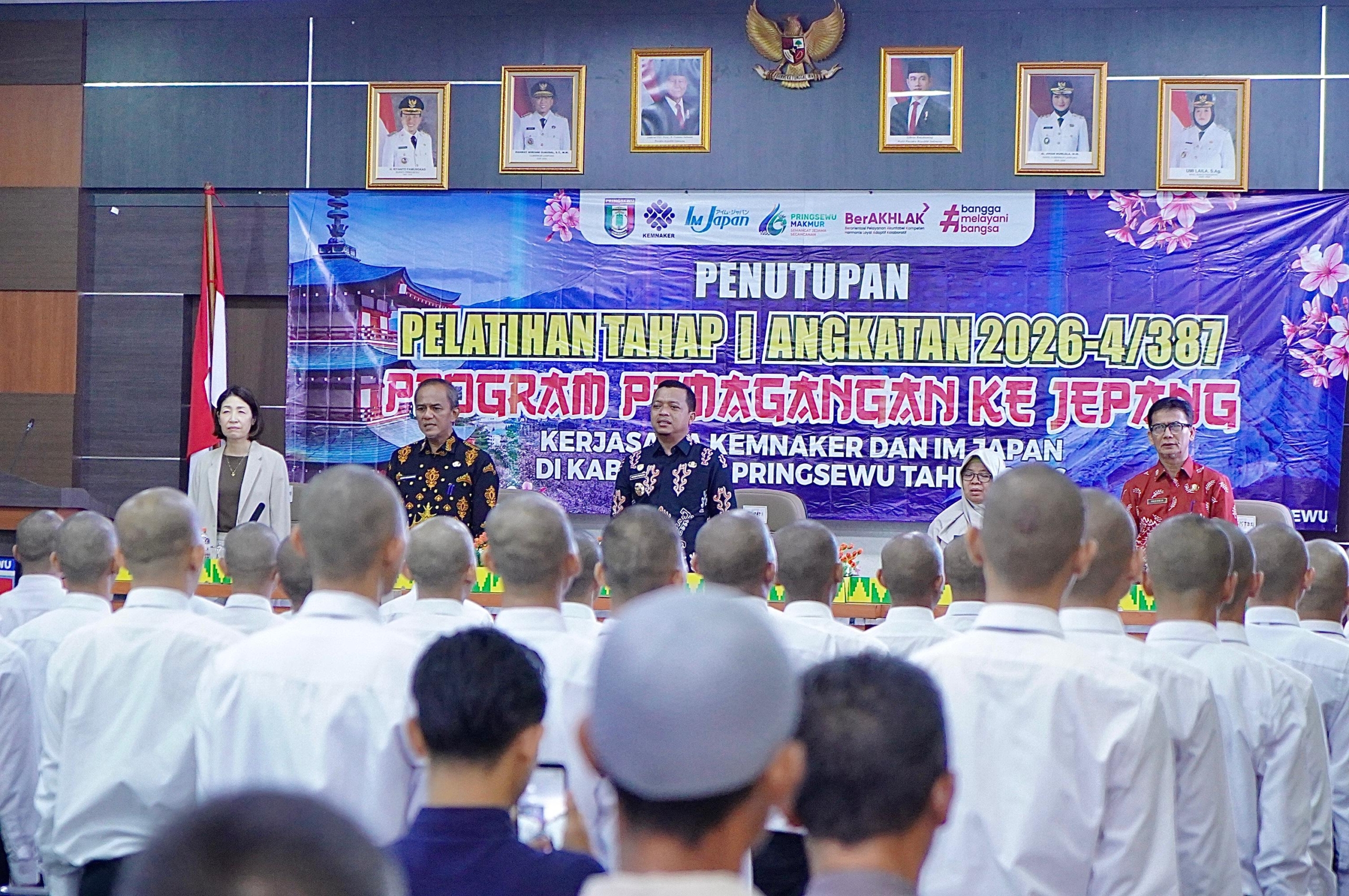Pemkab Pringsewu Tutup Pelatihan Pemagangan Jepang 2026