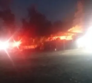 Gudang Diduga Penimbunan BBM di Tanjung Bintang Terbakar Hebat, Warga Sempat Panik