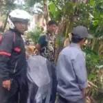 Camat Kemiling Tinjau Aliran Sungai Way Balau di Jalan Sejahtera