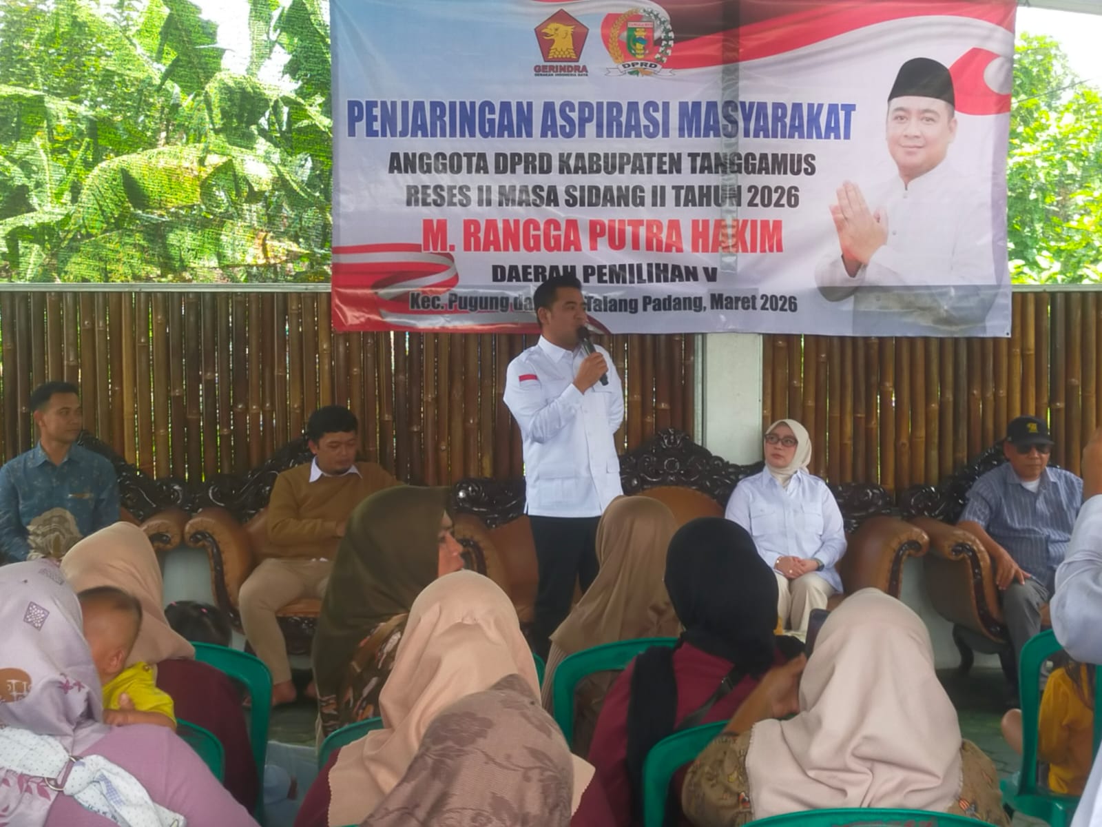 Wakil Ketua DPRD Tanggamus M. Rangga Putra Hakim Serap Aspirasi Warga Saat Reses di Pugung