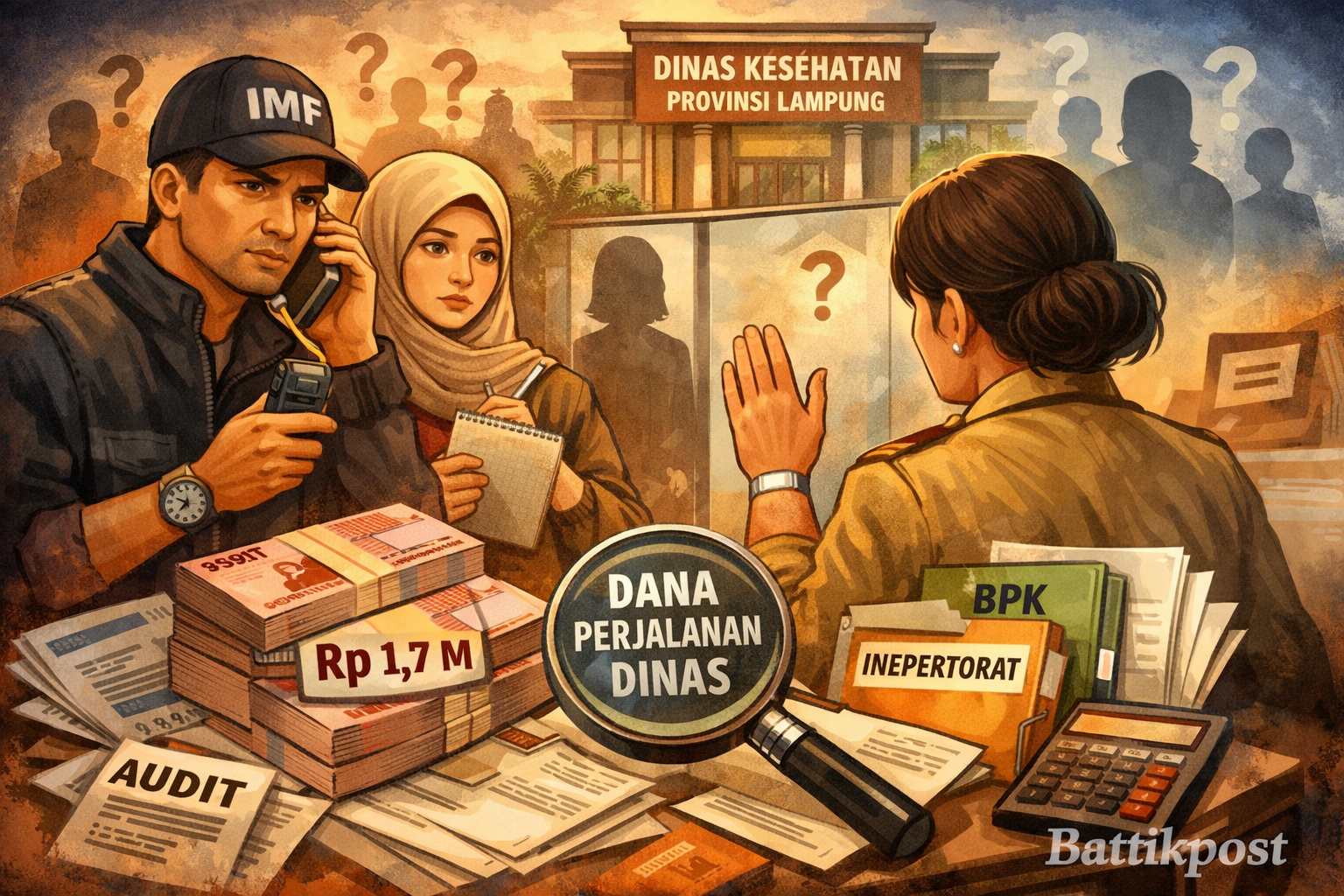 Kadis Kesehatan Lampung Enggan Ditemui, Dana Perjalanan Dinas Rp1,7 M Disorot