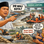 Soroti Banjir Bandar Lampung, Mukhlis Basri Sebut “PR Wali Kota”
