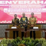 Bupati Pringsewu Hadiri Penyerahan LKPD 2025 di BPK Lampung