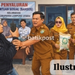 ASN Lampung Utara Diduga Ambil Bansos, Picu Polemik
