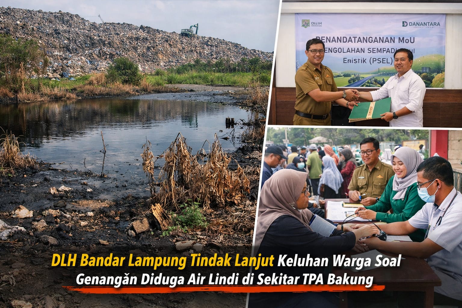 DLH Bandar Lampung Tangani Dugaan Air Lindi TPA Bakung