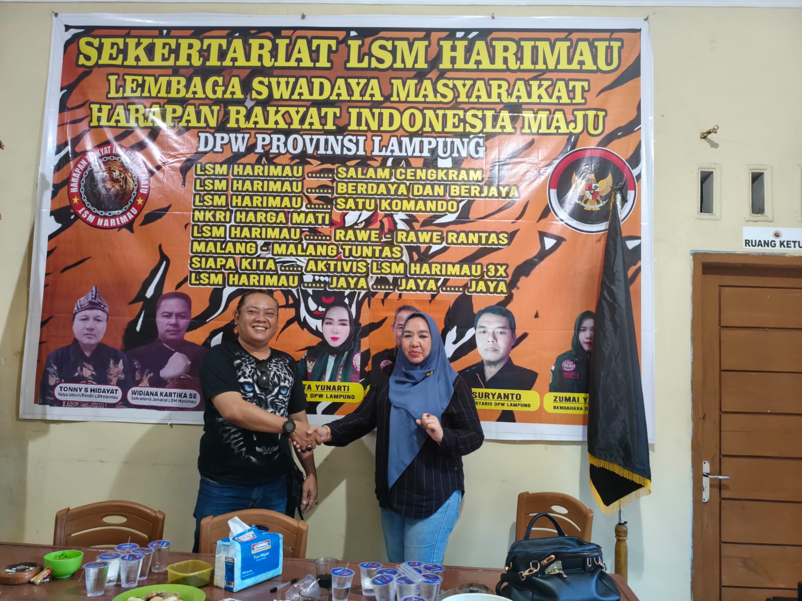 Kunjungan Ketua Harian PETIR Perkuat Kolaborasi dengan LSM Harimau