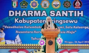 Wakil Bupati Pringsewu Hadiri Dharma Santhi Nyepi 2026