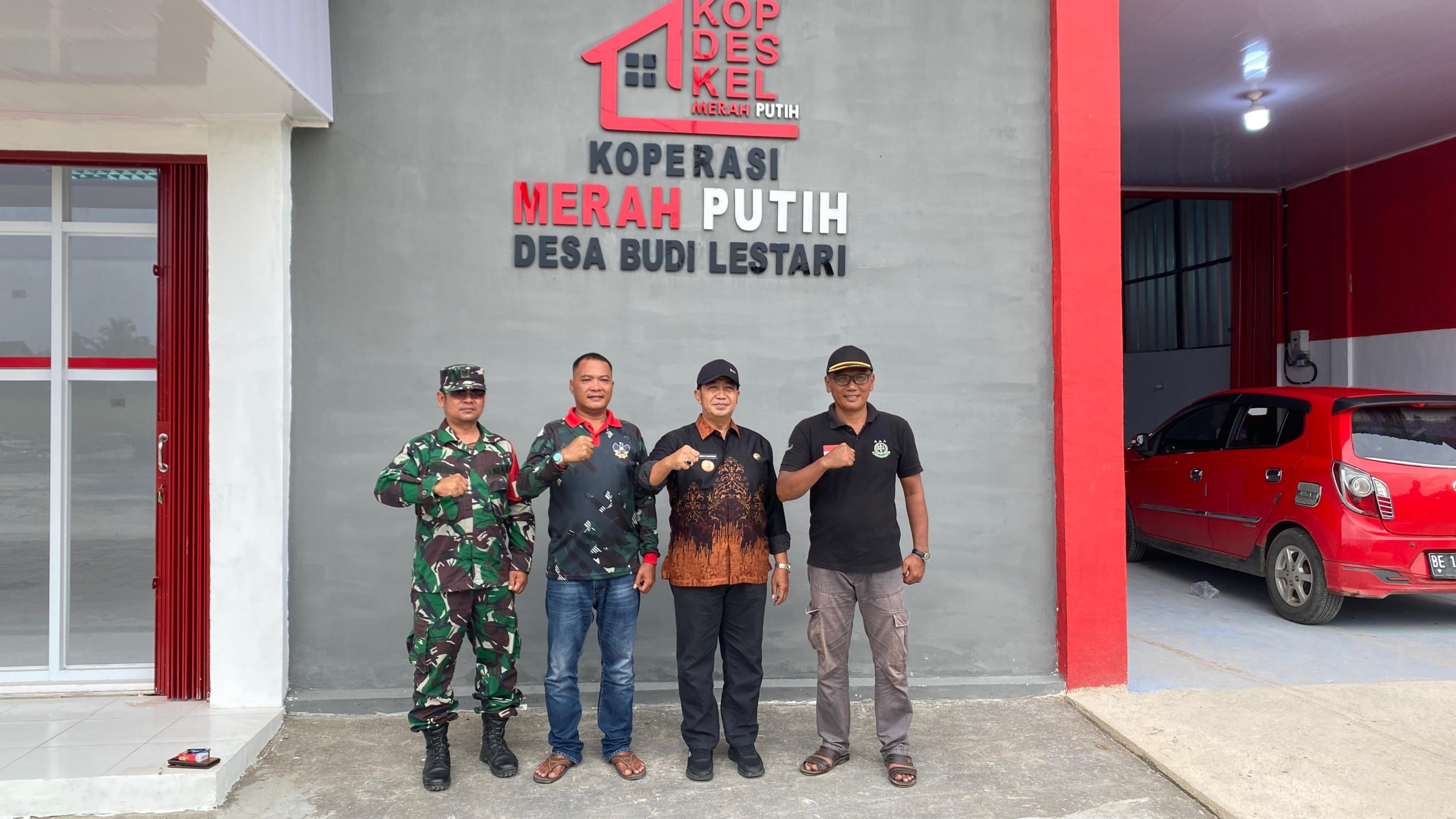 Sarana Kopdes Merah Putih Diserahkan di Tanjung Bintang