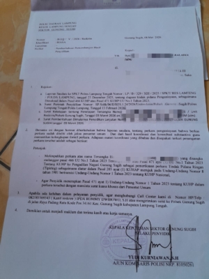 Dugaan Penganiayaan Guru di SMPN 1 Gunung Sugih Masuk Tahap Pelimpahan ke Kejaksaan