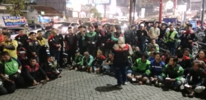 Ojol Lampung Gelar Doa Bersama untuk Brigpol Arya Supena