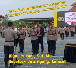 Polres Lampung Selatan Rotasi Jabatan Kapolsek Jati Agung
