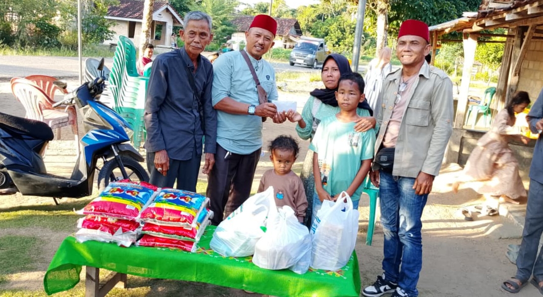 Bantuan Keluarga Karim Mengalir, Warga Tubaba Tunjukkan Kepedulian