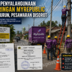 Dugaan Penyalahgunaan Izin Jaringan MyRepublic di Hurun Disorot