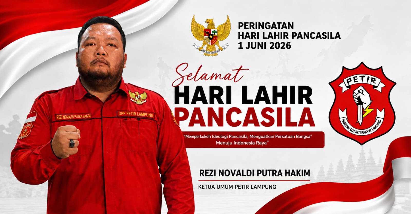 Ketua Umum PETIR Lampung Ajak Masyarakat Amalkan Pancasila