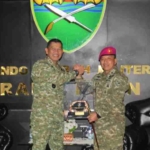 Pangdam XXI/Radin Inten Perkuat Sinergi TNI Bersama Danbrigif 4 Marinir