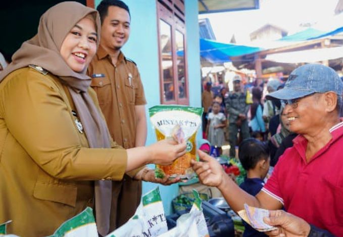 Gerakan Penetrasi Pasar Pringsewu Jaga Stabilitas Harga Sembako
