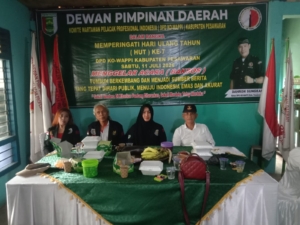 HUT Ke-7 KO-WAPPI Pesawaran Perkuat Kolaborasi Media dan LSM