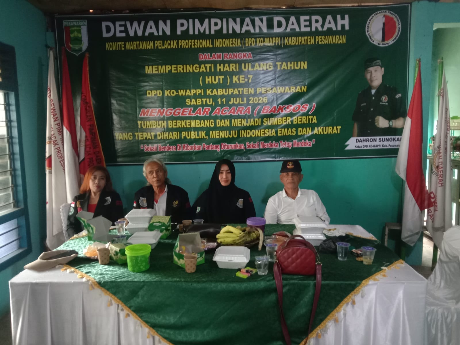 HUT Ke-7 KO-WAPPI Pesawaran Perkuat Kolaborasi Media dan LSM