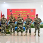 Danbrigif 4 Marinir/BS Pimpin Sertijab Empat Jabatan Strategis