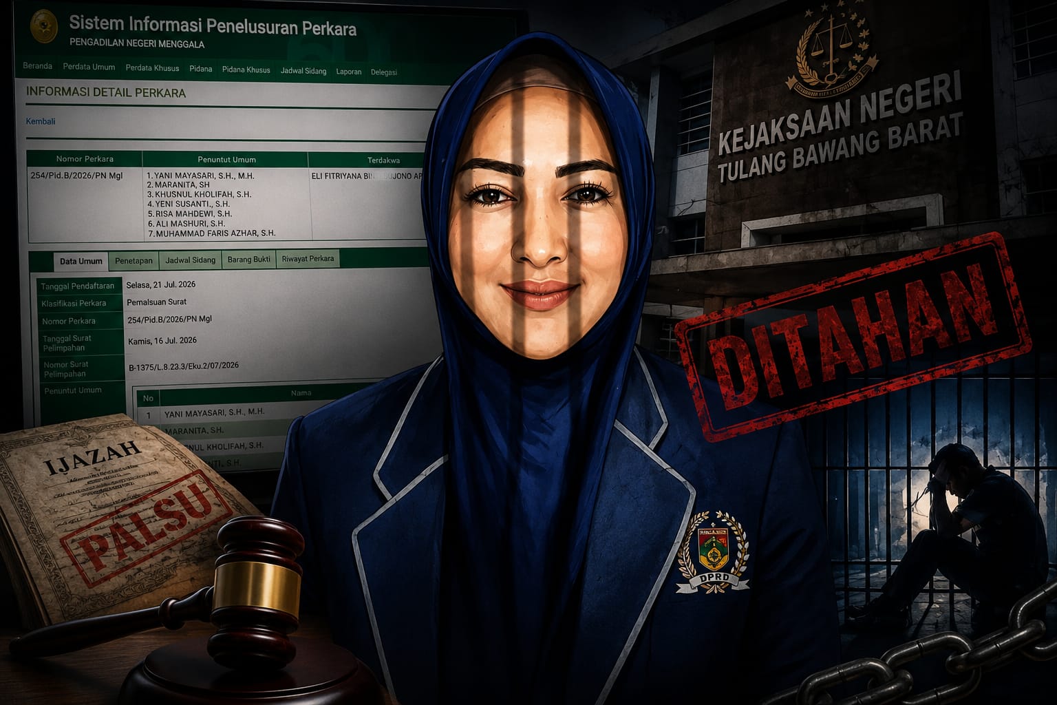 Perkara Dugaan Ijazah Palsu Eli Fitriana Jalani Sidang Perdana
