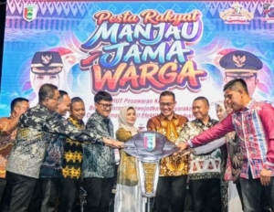Manjau Jama Warga Tutup HUT Ke-19 Kabupaten Pesawaran