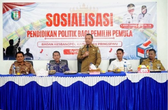 Bupati Pringsewu Dorong Pendidikan Politik bagi Pemilih Pemula