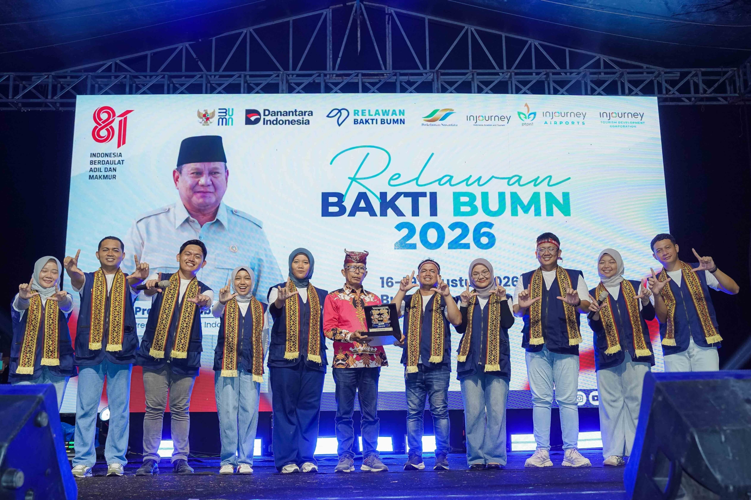 Relawan Bakti BUMN 2026 Perkuat Desa Bulok