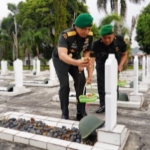 HUT ke-1 Kodam XXI/Radin Inten, Danrem Ikuti Ziarah