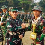 Danrem 043/Gatam Hadiri Penutupan Lomba Binsat Kodam XXI