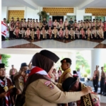 Wabup Umi Laila Lepas 50 Pramuka Pringsewu ke Jamnas XII