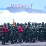 Danbrigif 4 Mar/BS Hadiri Pembaretan 752 Siswa Marinir