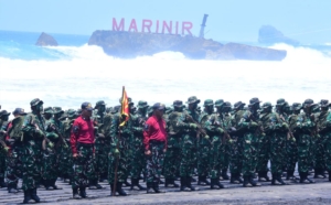 Danbrigif 4 Mar/BS Hadiri Pembaretan 752 Siswa Marinir